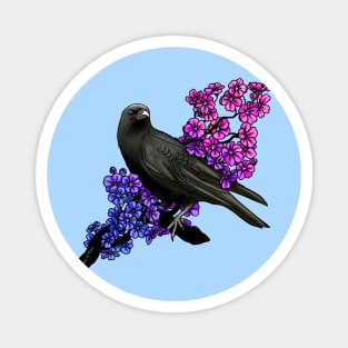 Bi Crow Magnet